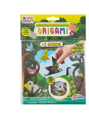 Image of: Moxy Комплект направи си сам Оригами, 12 птици